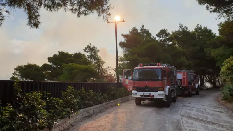 Πυρκαγιά στη Λευκάδα