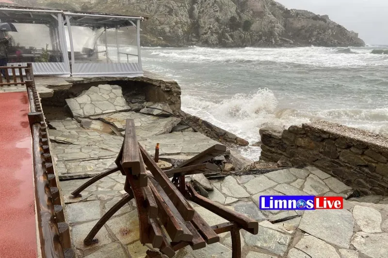 κακοκαιρία λήμνος 