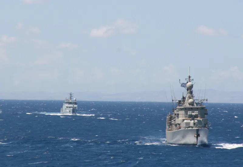 Συνεκπαίδευση μονάδων του στόλου με περιπολικό ανοικτής θαλάσσης της Τυνησίας