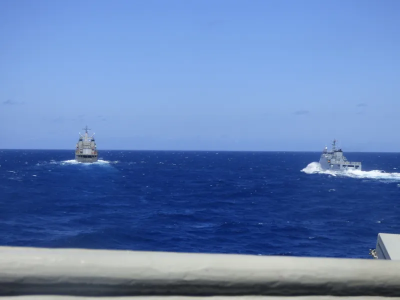 Συνεκπαίδευση μονάδων του στόλου με περιπολικό ανοικτής θαλάσσης της Τυνησίας