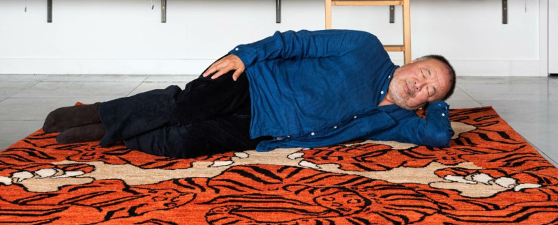 O Ai Weiwei σχεδίασε κιλίμι με τίγρη του Θιβέτ
