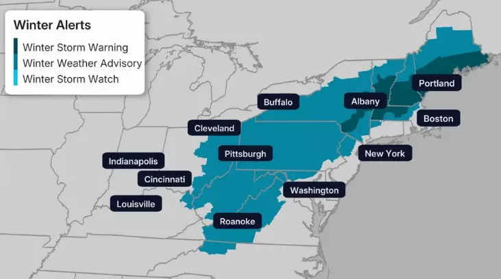 Παγωνιά στις ΗΠΑ