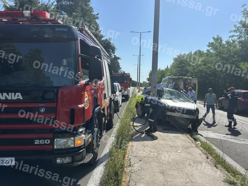 Θανατηφόρο τροχαίο στην Εθνική Οδό Λάρισας–Τρικάλων με θύμα 23χρονη