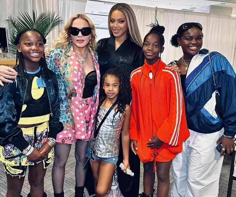 Η Madonna με τη Beyonce