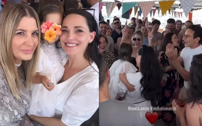 Η απόλυτη ευτυχία της Μαίρης Μηνά