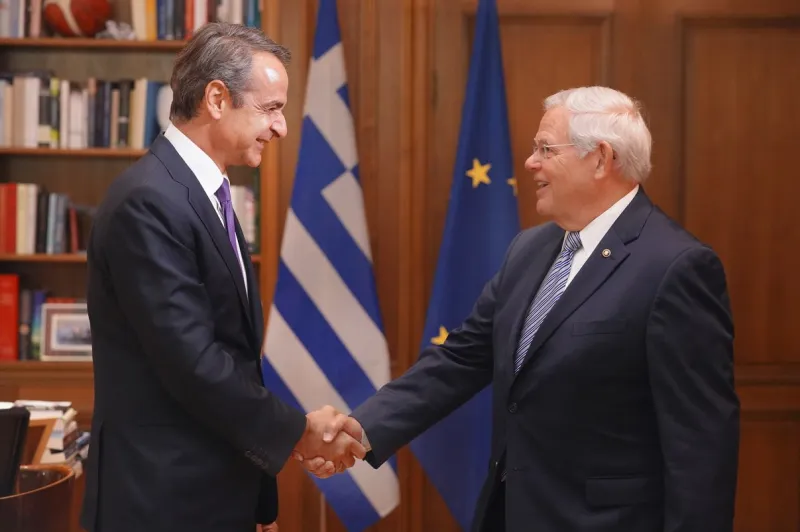 Μητσοτάκης με Μενέντεζ