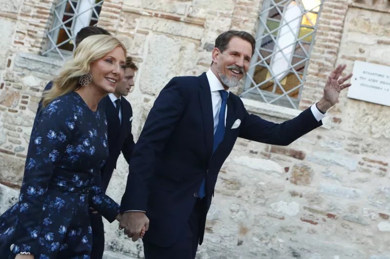 Νικόλαος ντε γκρες και Χρυσή Βαρδινογιάννη - γάμος