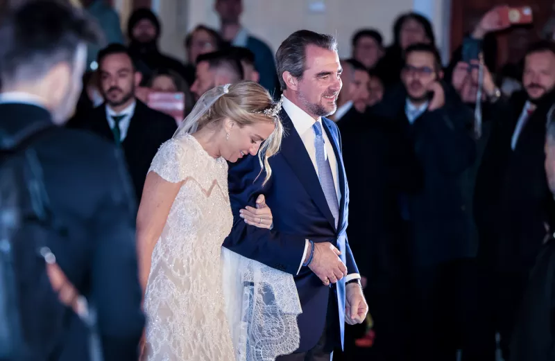 Νικόλαος ντε γκρες και Χρυσή Βαρδινογιάννη - γάμος