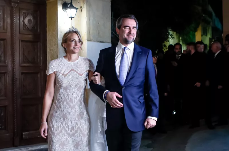 Νικόλαος ντε γκρες και Χρυσή Βαρδινογιάννη - γάμος