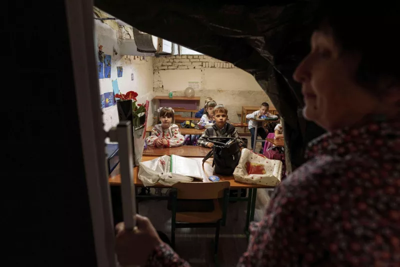 Υπόγειο σχολείο στην Ουκρανία