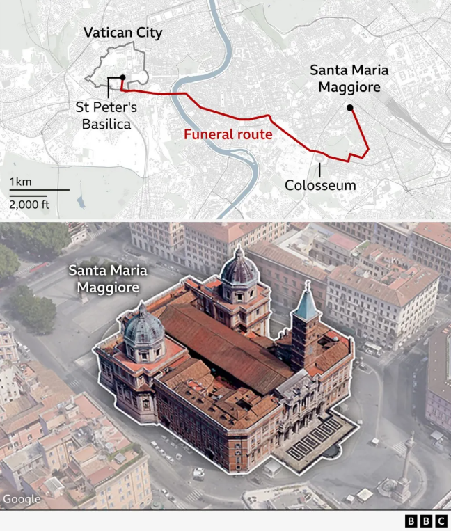 Φραγκίσκος - Πομπή στη βασιλική της Santa Maria Maggiore στη Ρώμη