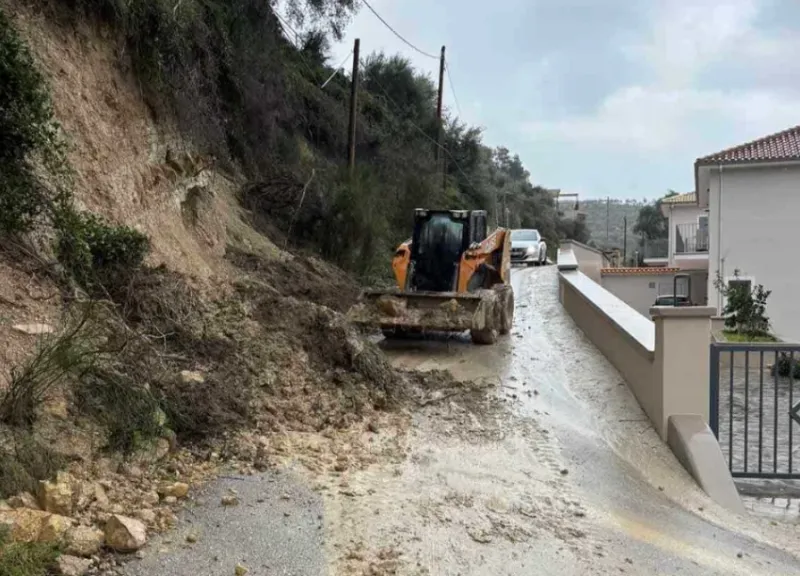 Κατολισθήσεις στην Πάργα
