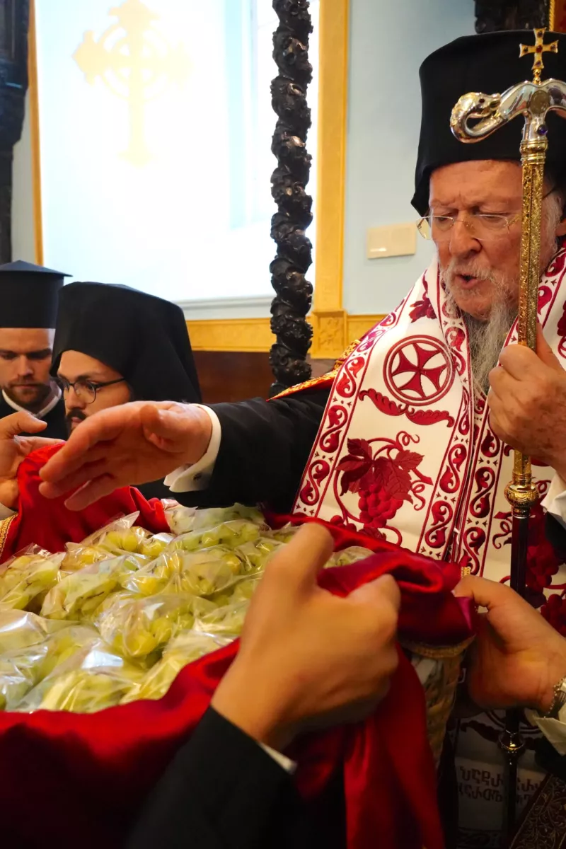 Χοροστάτησε στην Ι. Μονή Μεταμορφώσεως Σωτήρος της Πρώτης των Πριγκηποννήσων, όπου λειτουργούν οι παιδικές κατασκηνώσεις του Πατριαρχείου