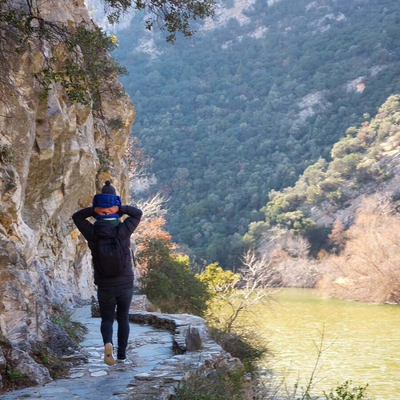 Απόστολος Ρουβάς-Φανή Γιαβρίδου: Εκδρομή με τον γιο τους στα μέρη της μαμάς