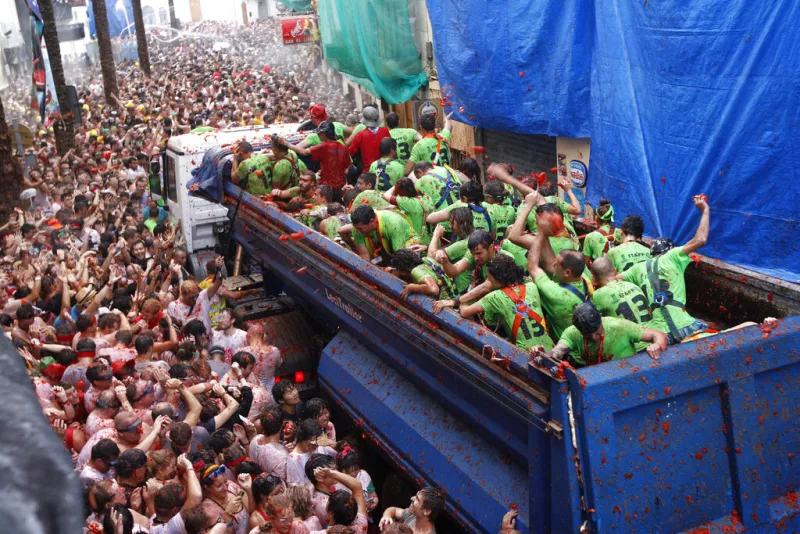 «La Tomatina», το διάσημο φεστιβάλ στην Ισπανία