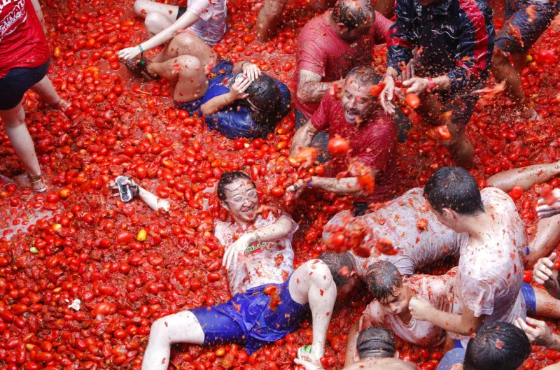 «La Tomatina», το διάσημο φεστιβάλ στην Ισπανία