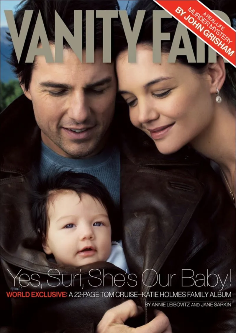 Η Suri Cruise με τους γονείς της