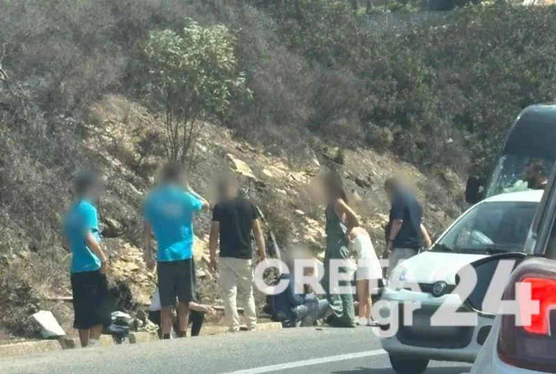 Κρήτη: Σοβαρό τροχαίο με πολλούς τραυματίες Κρήτη: Σοβαρό τροχαίο με πολλούς τραυματίες