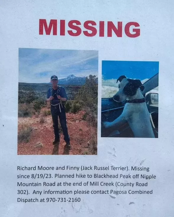 Ο Rich Moore με τον σκύλο του