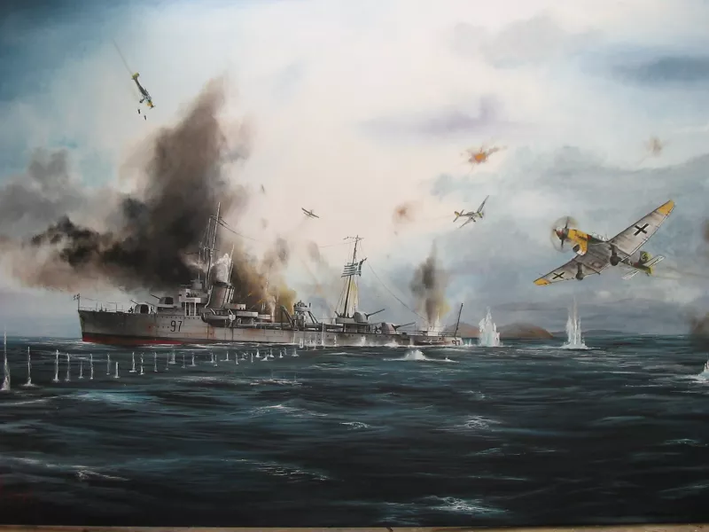 82 χρόνια από το ναυάγιο του ένδοξου αντιτορπιλικού «Ύδρα» 