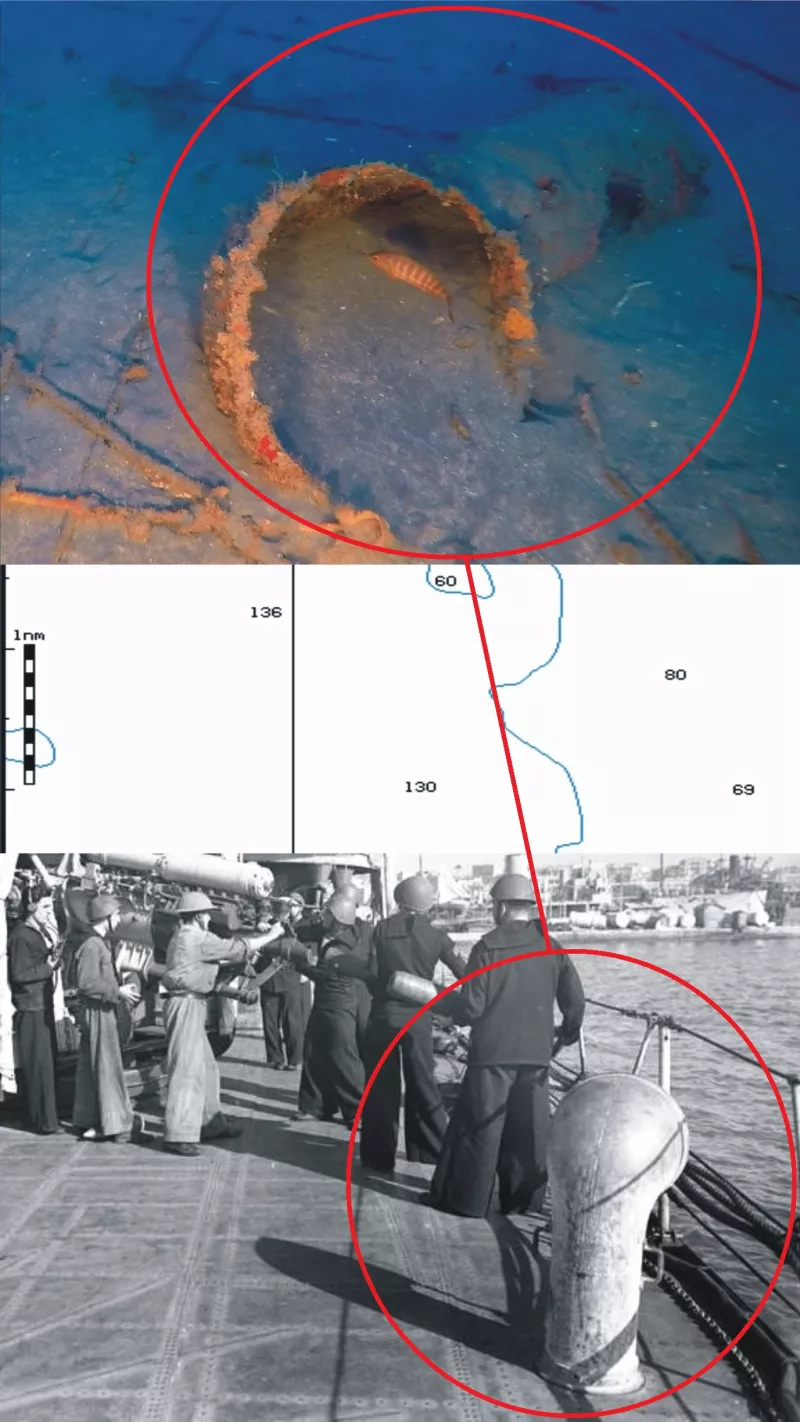 82 χρόνια από το ναυάγιο του ένδοξου αντιτορπιλικού «Ύδρα» 