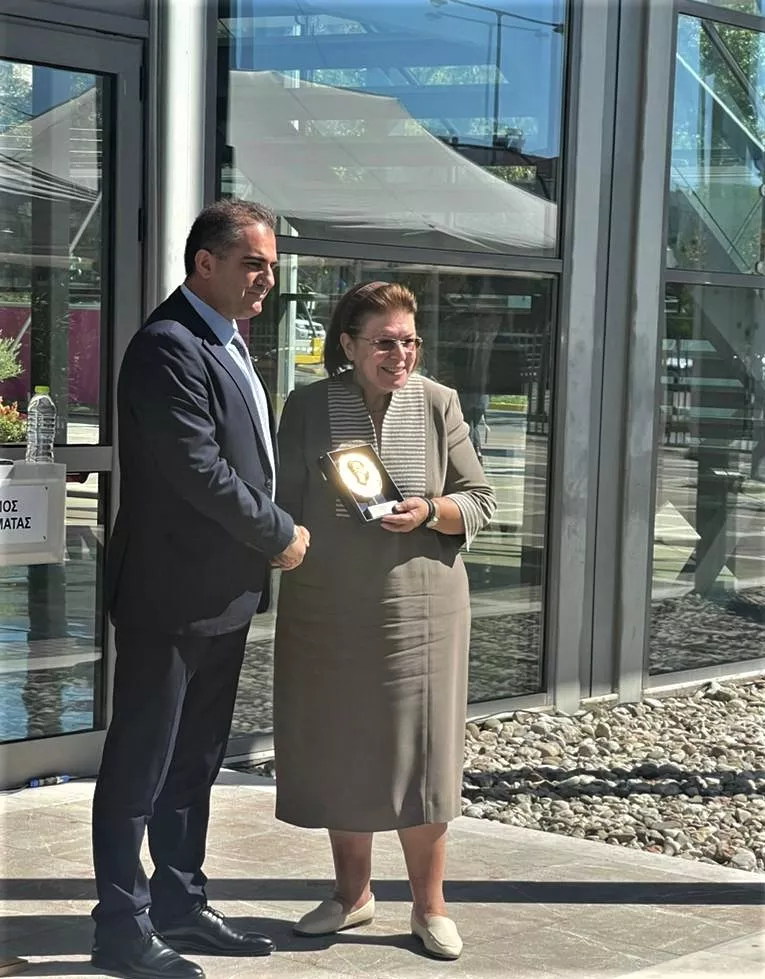 Η υπουργός Πολιτισμού, Λίνα Μενδώνη 