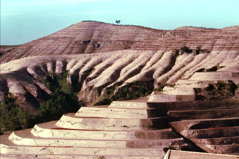 Το οροπέδιο Loess στην επαρχία Gansu, Κίνα το 1993