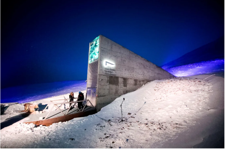 The Global Seed Vault in Svalbard, Norway