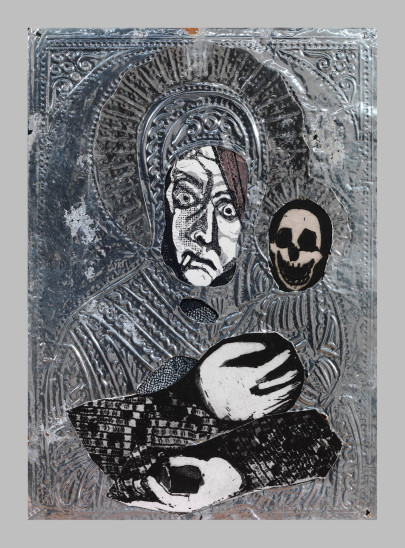 Ασημόχαρτο, οξυγραφία – ραφή – Etching, 2015