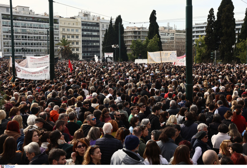 Συγκέντρωση για τα Τέμπη στην Αθήνα