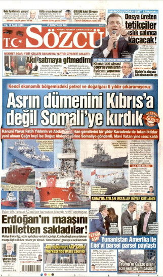 εφημερίδα Sozcu