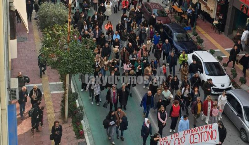 Συγκέντρωση για τα Τέμπη στον Βόλο