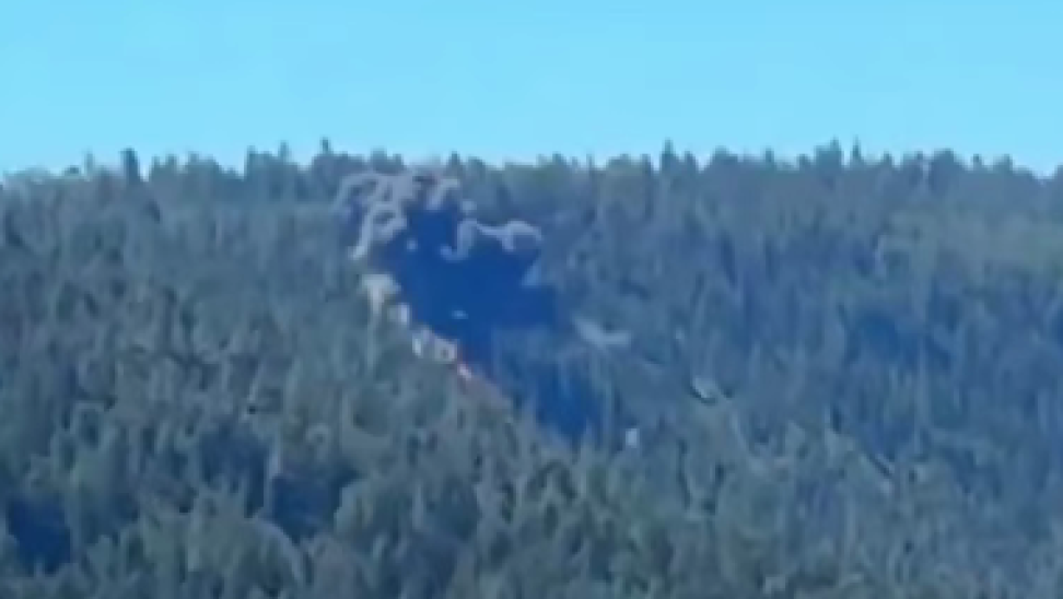 Μαχητικό αεροσκάφος F/A-18 συνετρίβη σε βουνό στην Ουάσινγκτον - Δείτε βίντεο
