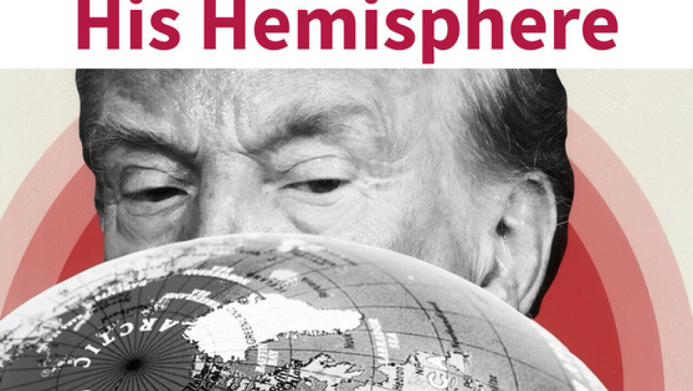 «His Hemisphere»: Ο Τραμπ κοιτάζει αφ’ υψηλού την υδρόγειο με τη Γροιλανδία στο επίκεντρο