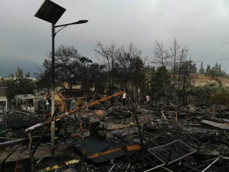 Σάμος: Δώδεκα συλλήψεις για την φωτιά και τα επεισόδια στο ΚΥΤ 
