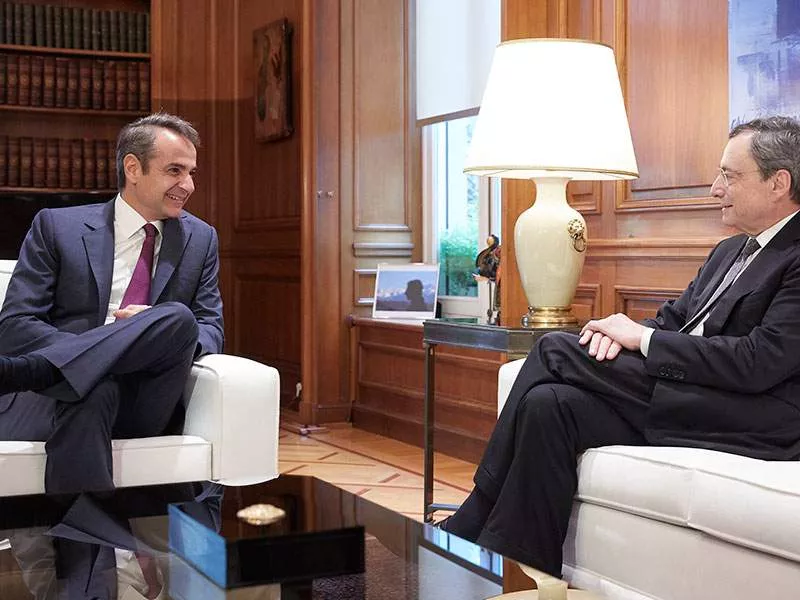 Συνάντηση Μητσοτάκη – Ντράγκι την Τετάρτη ενόψει της Συνόδου Κορυφής
