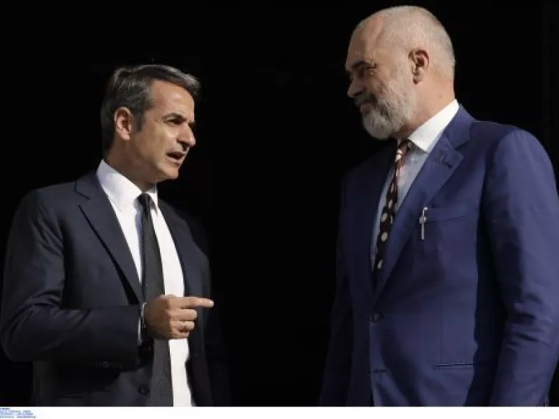 Ενίσχυση της διμερούς συνεργασίας αποφάσισαν Μητσοτάκης - Ράμα