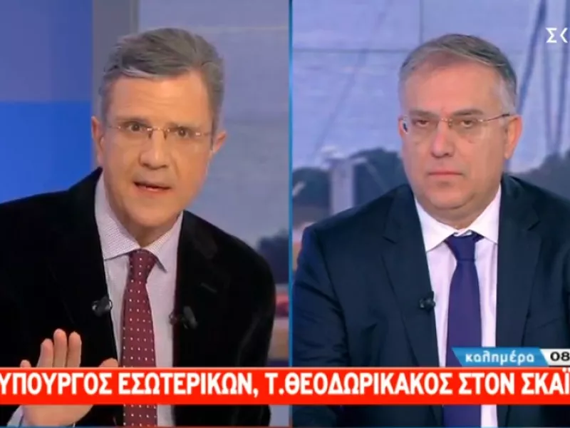 Θεοδωρικάκος στον ΣΚΑΪ: Δεν υπάρχει ενδεχόμενο για πρόωρες εκλογές