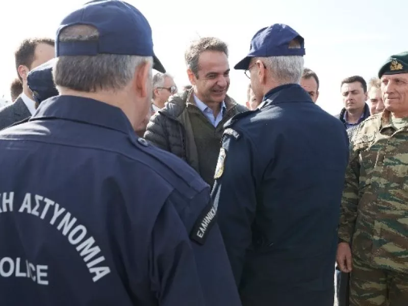 Έφτασε στον Έβρο ο Κυριάκος Μητσοτάκης 