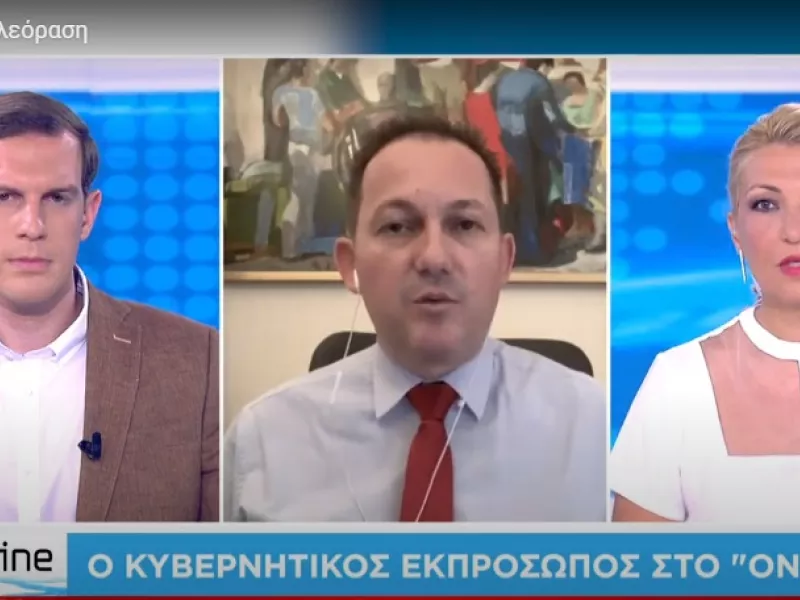 Πέτσας σε ΣΚΑΪ: Θετική ενέργεια από πλευρά Τουρκίας η απόσυρση του Όρουτς Ρειτς
