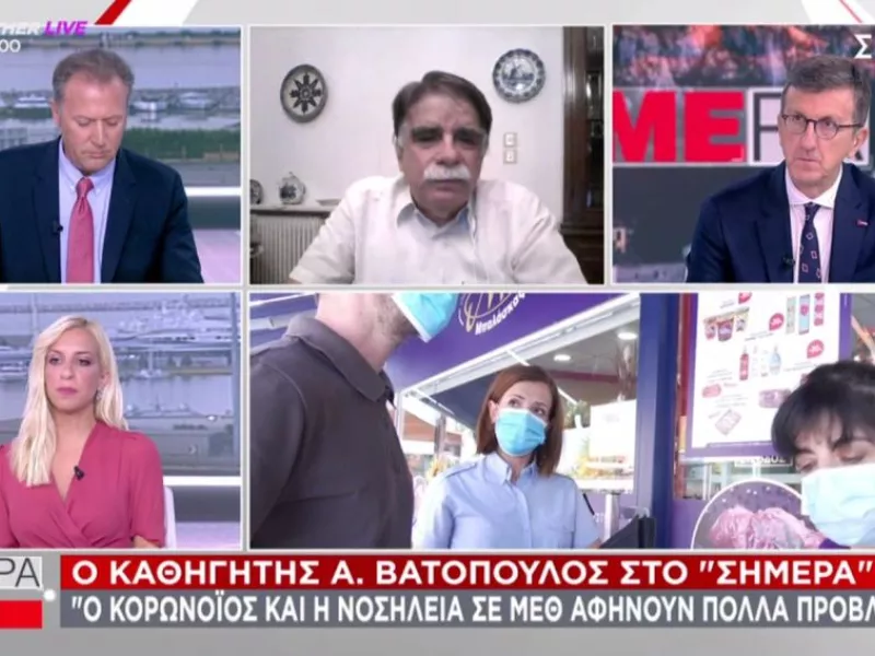 Βατόπουλος σε ΣΚΑΪ: Νοσηλεία σε ΜΕΘ και κορωνοϊός αφήνουν προβλήματα