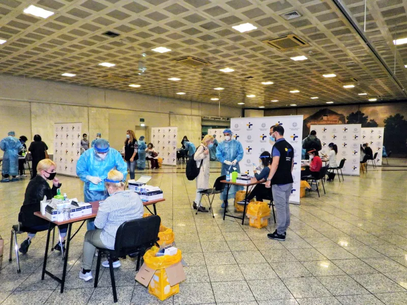 Μετρό Σύνταγμα: Πάνω από 2.000 πολίτες υποβλήθηκαν σε ράπιντ τεστ