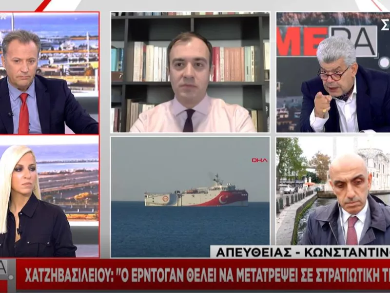 Χατζηβασιλείου σε ΣΚΑΪ: Κίνδυνος επεισοδίου από τον τουρκικό χάρτη- Άμεσα η παραλαβή των Rafale 