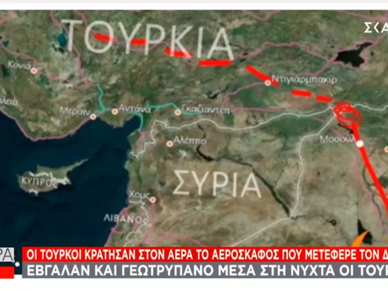 Η Τουρκία κράτησε επί 20 λεπτά στον αέρα το αεροσκάφος που μετέφερε τον Δένδια