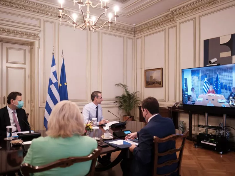 Μητσοτάκης σε Φον ντερ Λάιεν: Προκλητικές ενέργειες της Τουρκίας στα Βαρώσια  