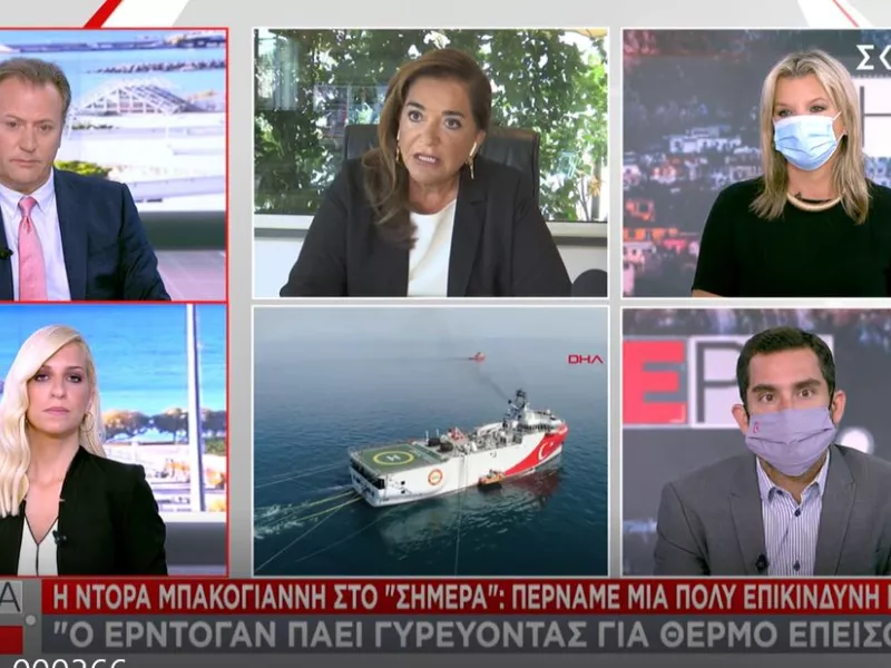 Μπακογιάννη σε ΣΚΑΪ: Ο Ερντογάν πάει γυρεύοντας για θερμό επεισόδιο