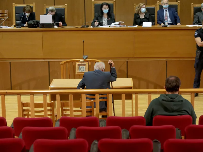 Ο πατέρας του Κωνσταντίνου Μπαρμπαρούση, Ηλίας Μπαρμπαρούσης, κατέθεσε στο δικαστήριο.