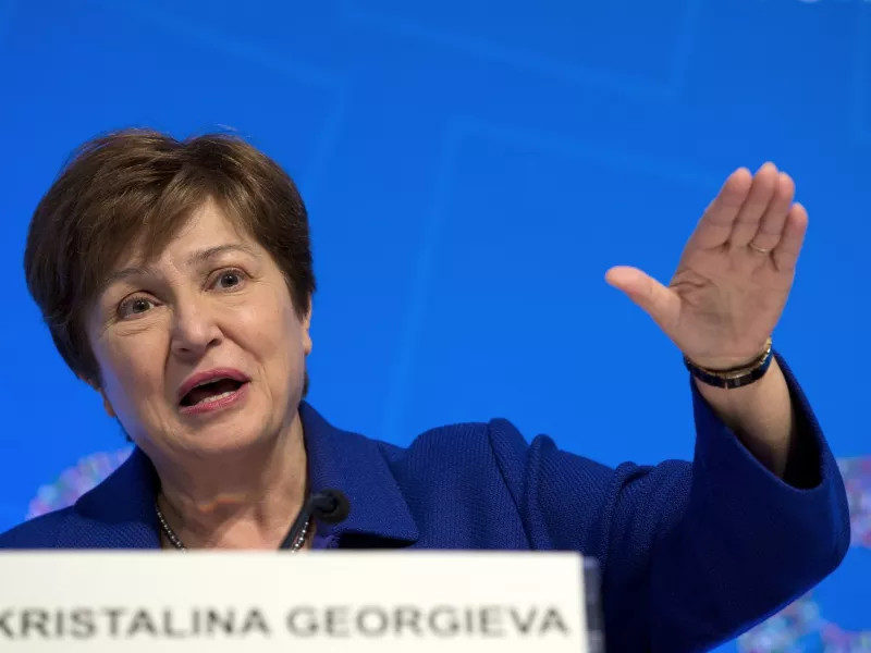 Επικεφαλής ΔΝΤ: Απειλή για την παγκόσμια οικονομία ο πόλεμος στην Ουκρανία και ο πληθωρισμός 