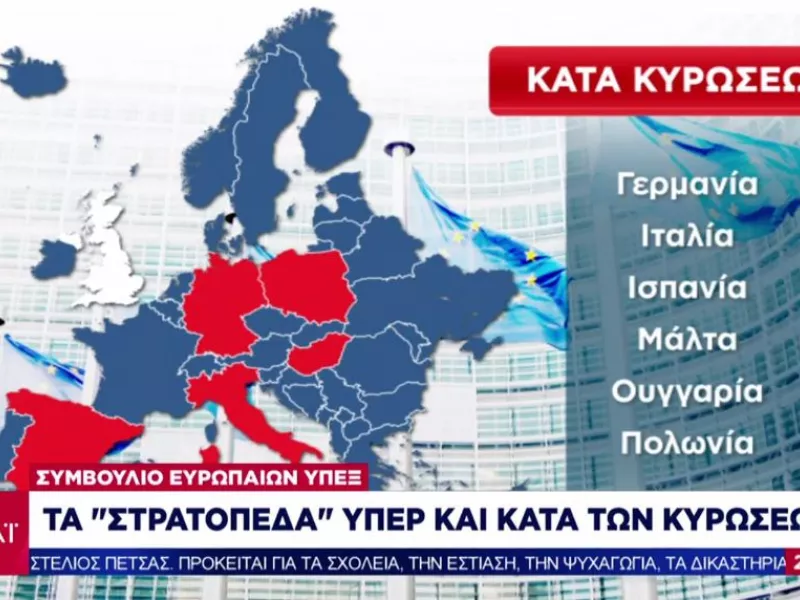 ΕΕ: Ποιες κυρώσεις μπορεί να επιβληθούν στην Τουρκία – Τα στρατόπεδα, το εμπάργκο όπλων