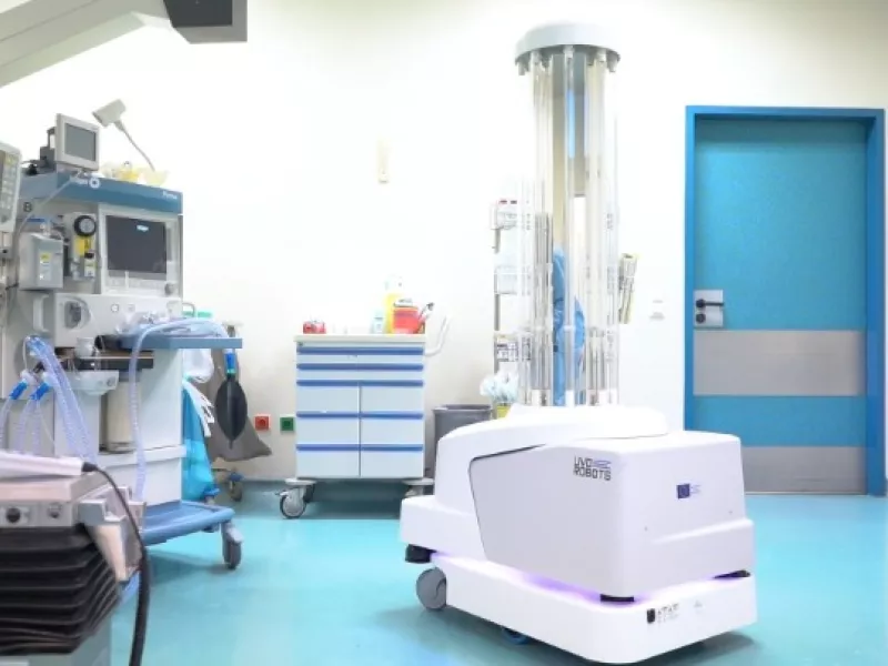 Το ρομπότ Τάλως ανέλαβε καθήκοντα απολύμανσης στο Παπαγεωργίου